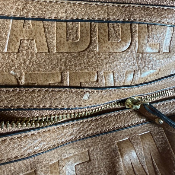 Steve Madden Embossed Tan Backpack - Picture 3 of 4